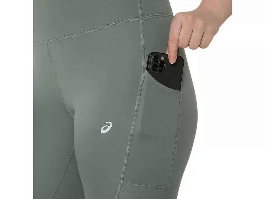 asics silberne tights