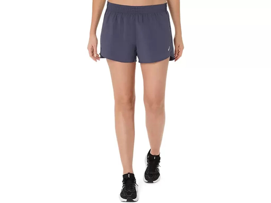 asics silberne 4in kurze