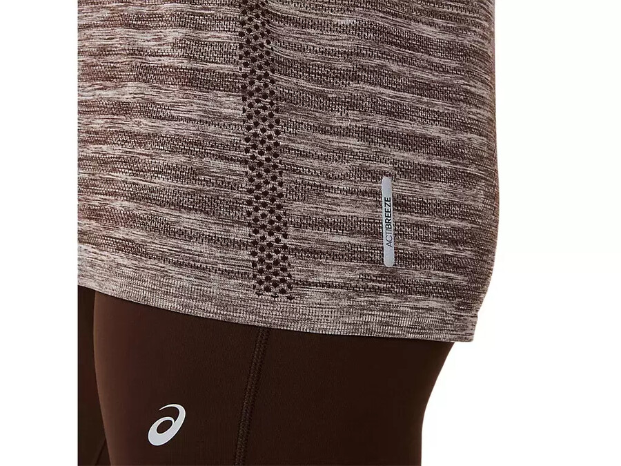 nahtloses langarm-top fÜr damen