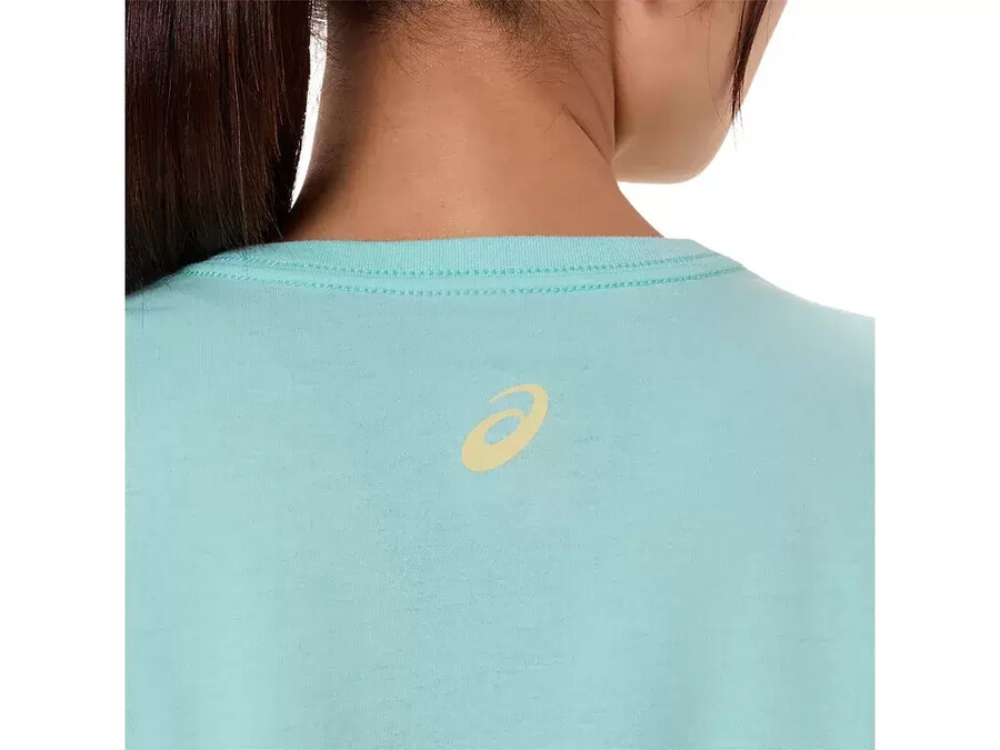 asics stripes v-neck fÜr damen