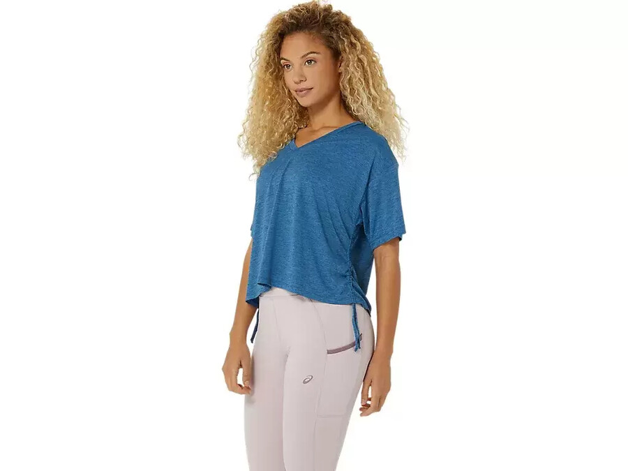 nagino flex heather kurzarm-oberteil