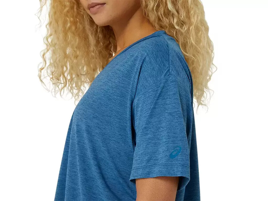 nagino flex heather kurzarm-oberteil