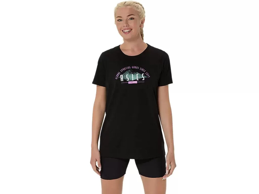 asics gsg 77 retro kurzarm-t-shirt
