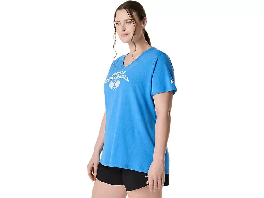 asics pickleball kurzarm-t-shirt fÜr damen