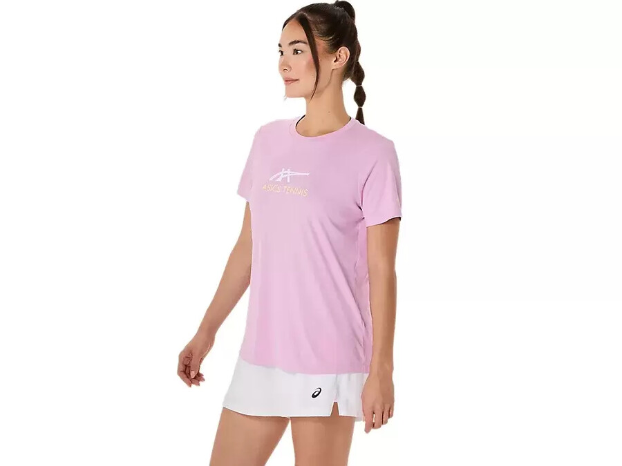 court tennis-grafiktee fÜr damen