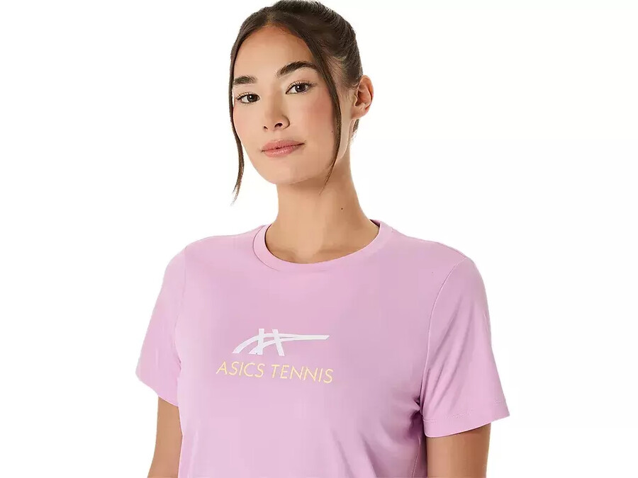 court tennis-grafiktee fÜr damen