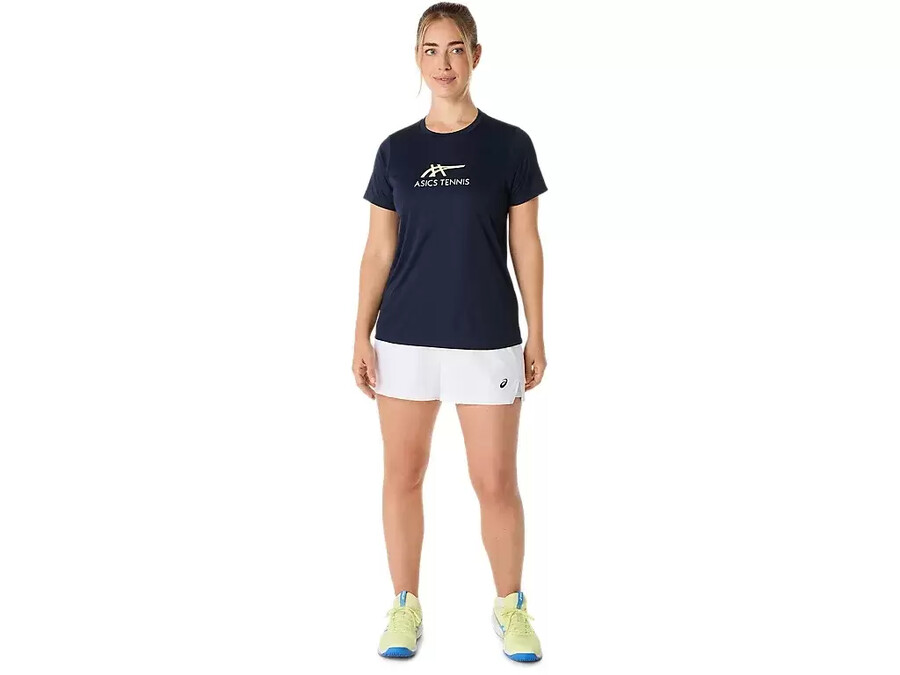 court tennis-grafiktee fÜr damen