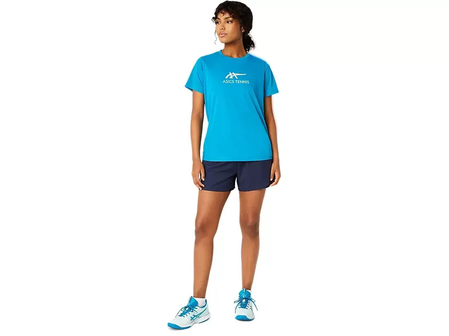 court tennis-grafiktee fÜr damen