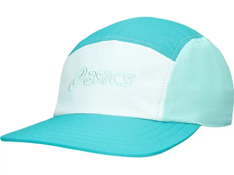 asics 5 panel cap