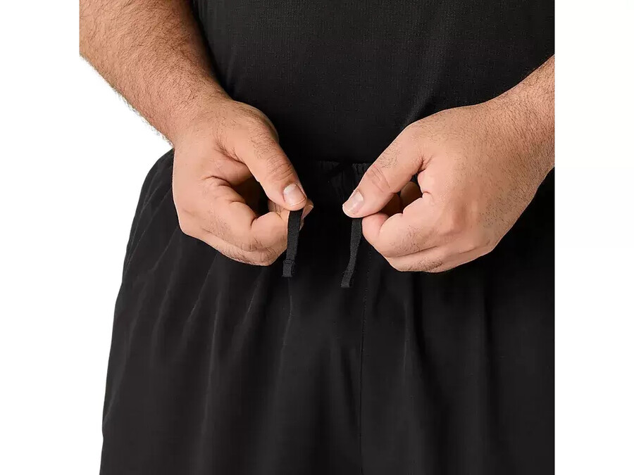 asics silberne gewebte hose