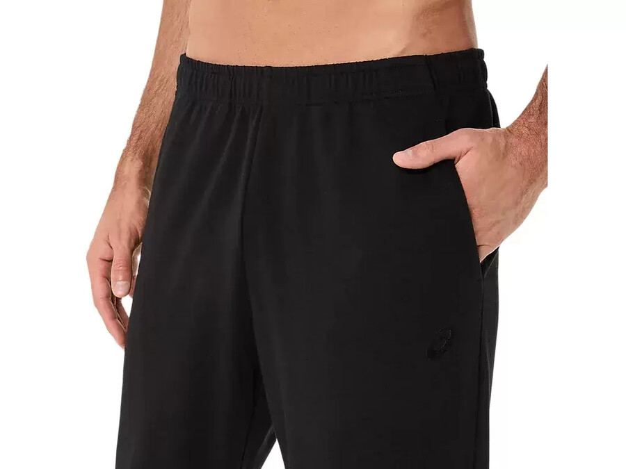 schwere strickhose mit geradem geschnittenem muster