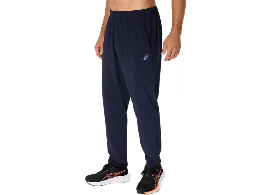 asics gewebte hose mit spirale-stickerei