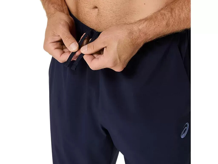 asics gewebte hose mit spirale-stickerei
