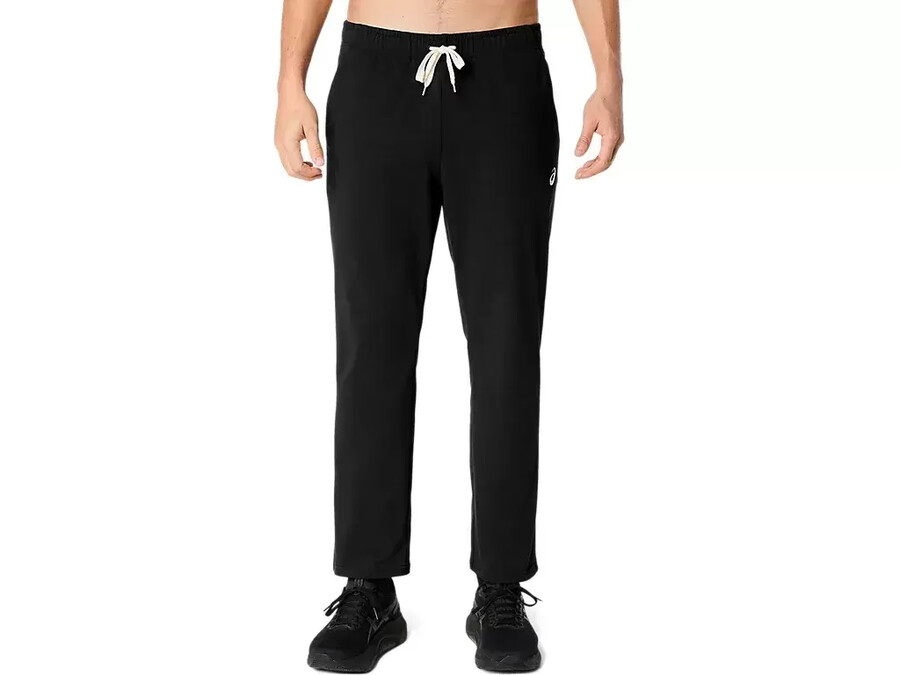 schwere strickhose mit geradem geschnittenem muster