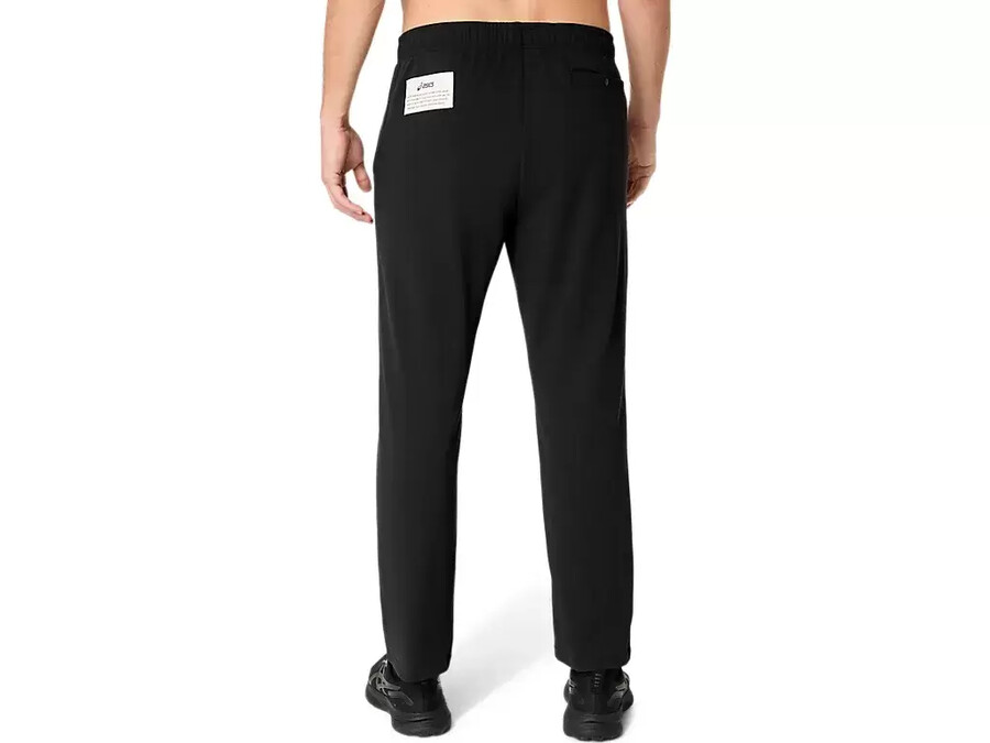 schwere strickhose mit geradem geschnittenem muster