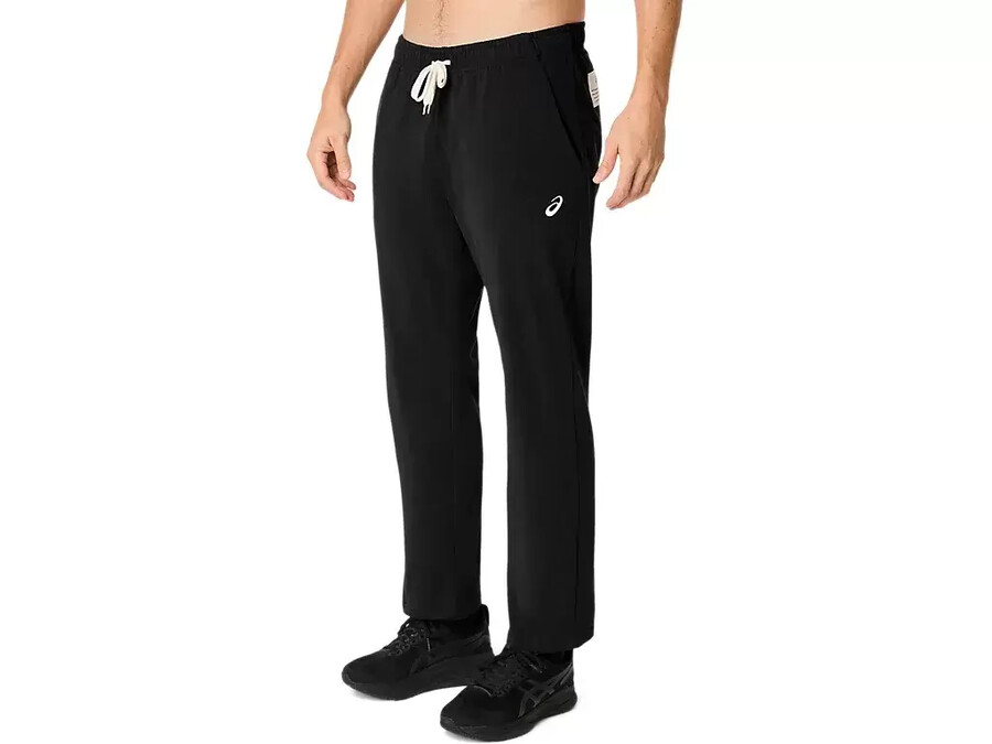 schwere strickhose mit geradem geschnittenem muster