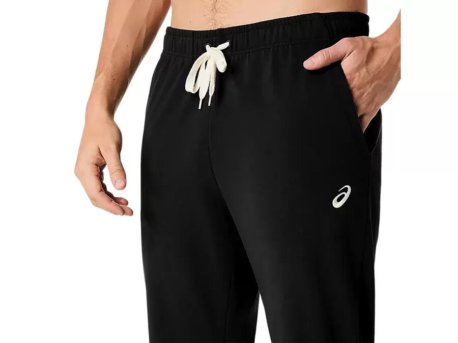 schwere strickhose mit geradem geschnittenem muster
