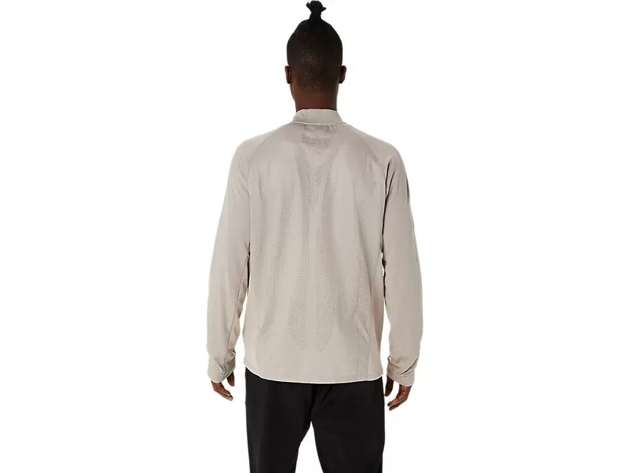 actibreeze jacquard grid durchgehender reissverschlussjacke