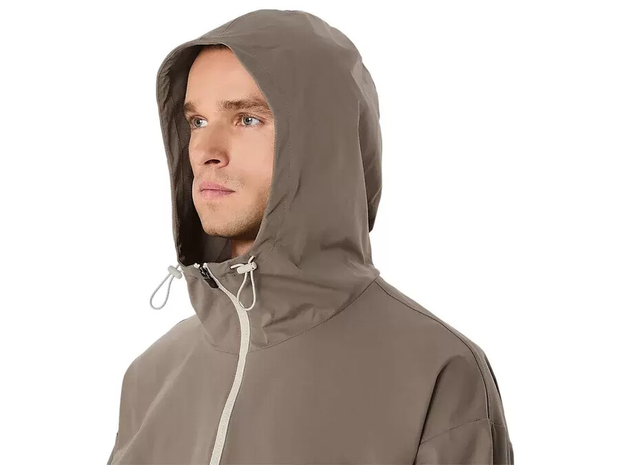 doppelt gewebte entspannte Überzieherjacke