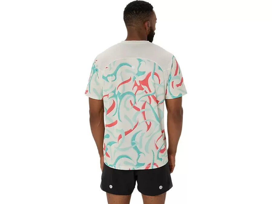 road allover-print kurzarm-top
