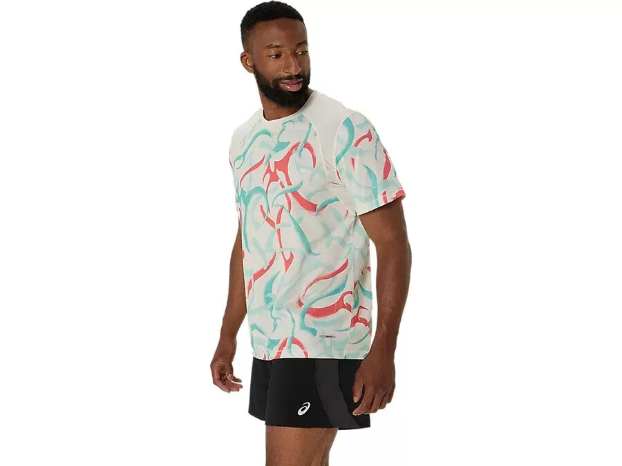 road allover-print kurzarm-top