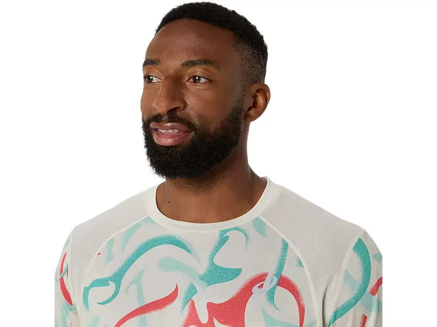 road allover-print kurzarm-top