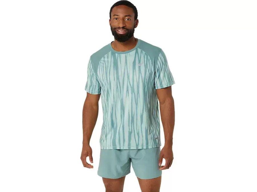 road allover-print kurzarm-top
