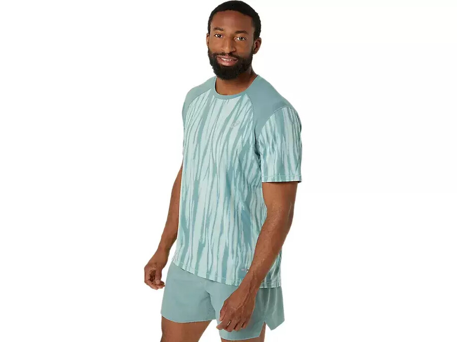 road allover-print kurzarm-top