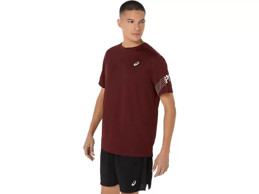 asics icon kurzarm-oberteil