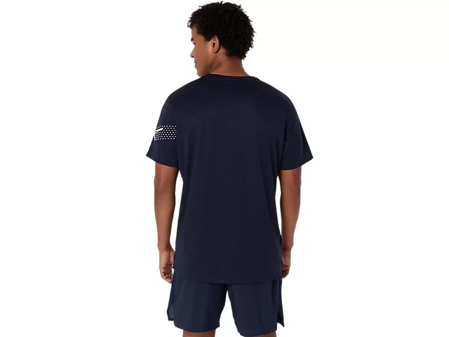 asics icon kurzarm-oberteil
