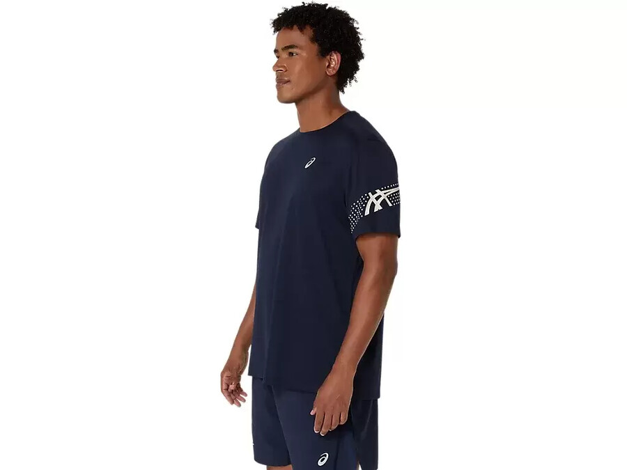 asics icon kurzarm-oberteil