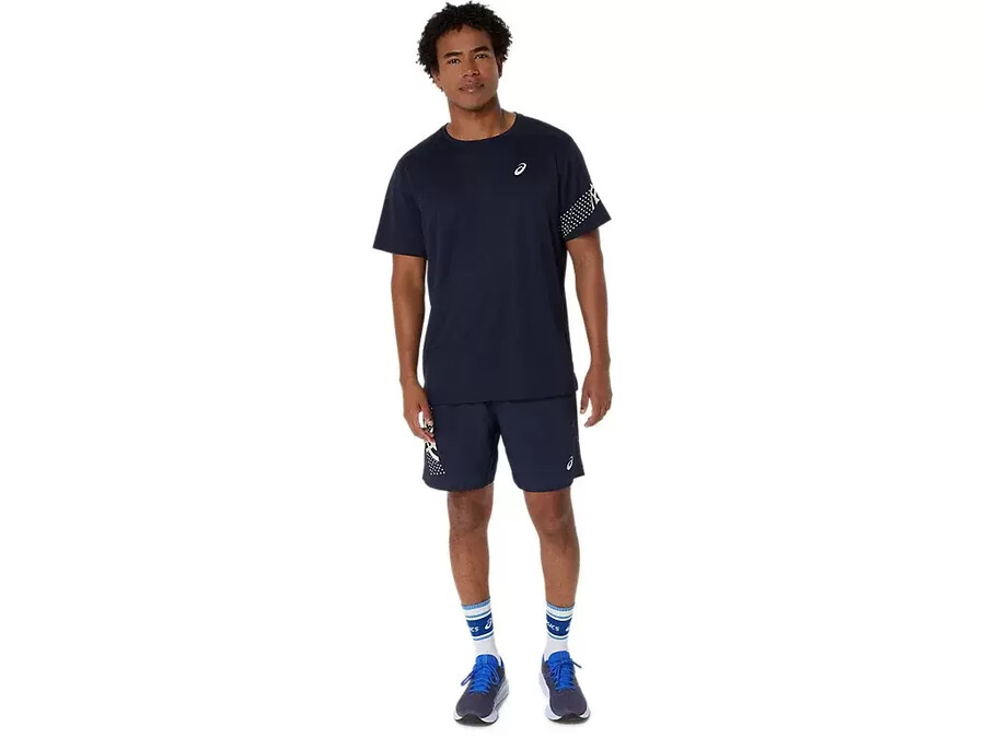 asics icon kurzarm-oberteil