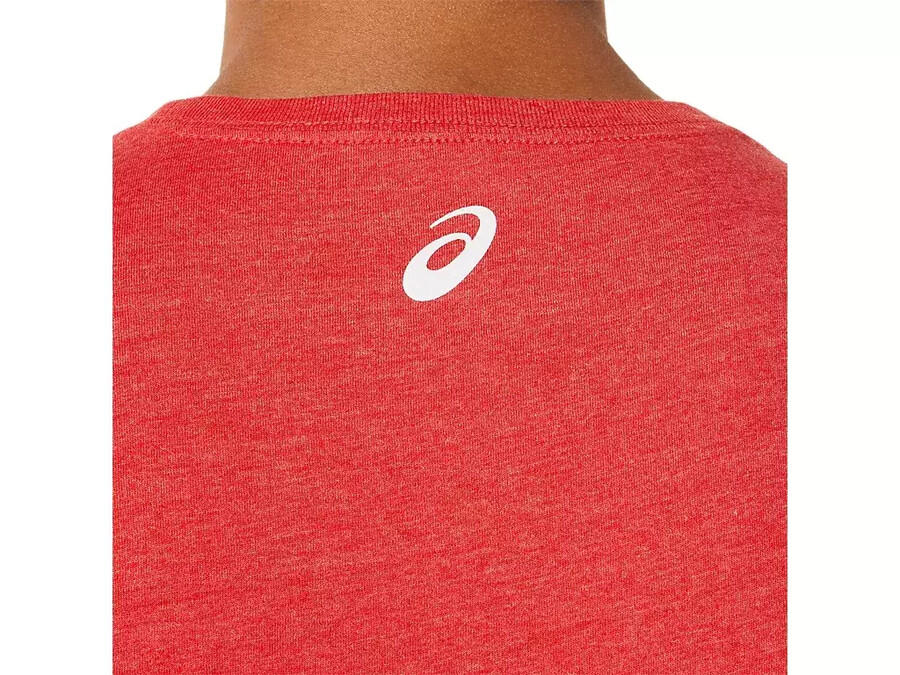 asics gestreiftes kurzarm-t-shirt