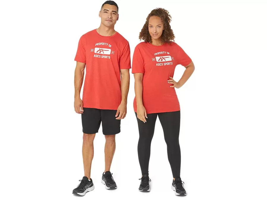 kurzarm-sport-t-shirt „property of asics
