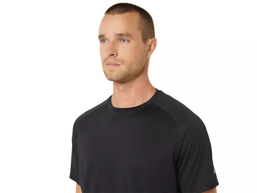 actibreeze jacquard kurzarm-oberteil