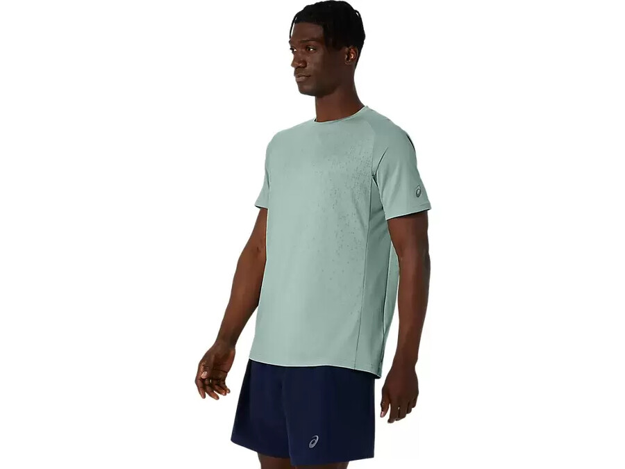 actibreeze jacquard kurzarm-oberteil
