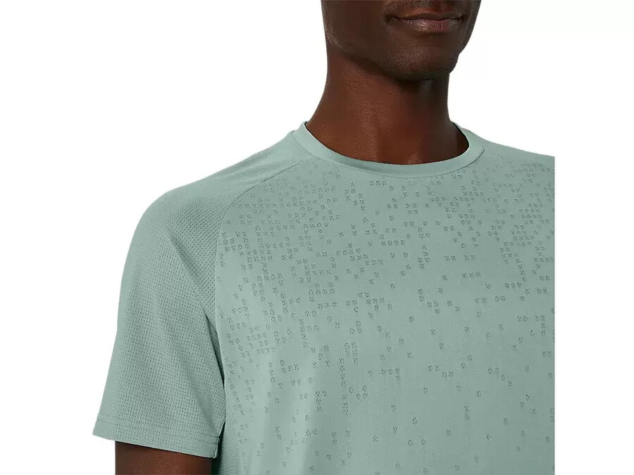 actibreeze jacquard kurzarm-oberteil