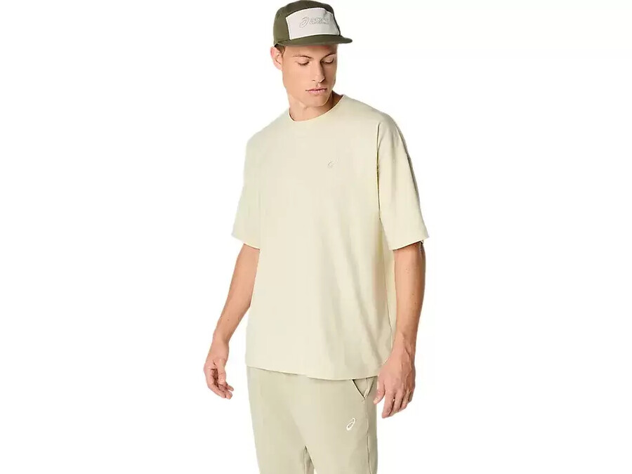 asics t-shirt mit stickerei „spiral relax
