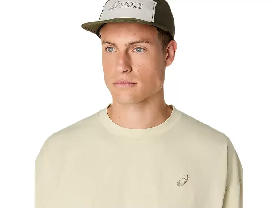 asics t-shirt mit stickerei „spiral relax