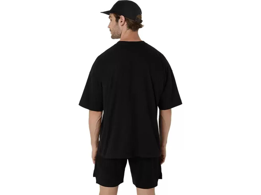 asics t-shirt mit stickerei „spiral relax