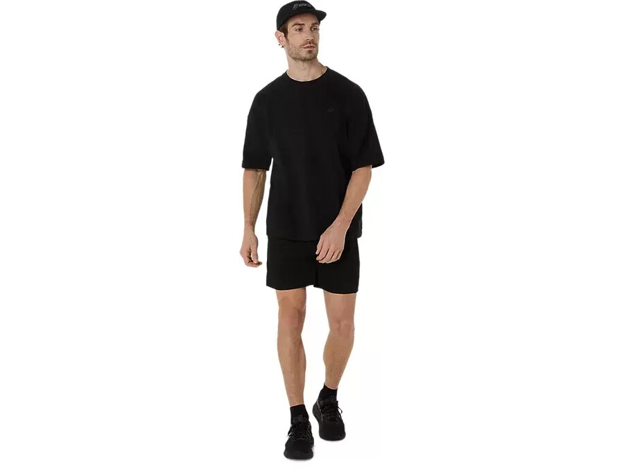 asics t-shirt mit stickerei „spiral relax