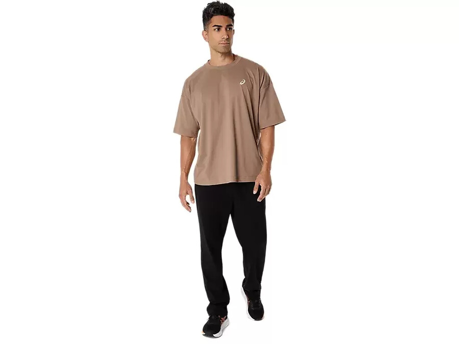asics t-shirt mit stickerei „spiral relax