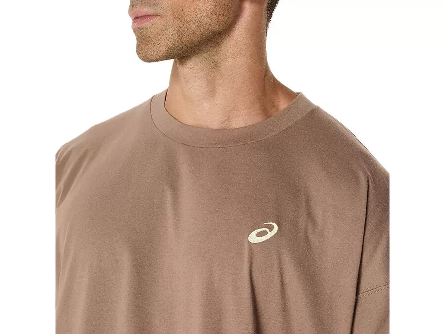 asics t-shirt mit stickerei „spiral relax