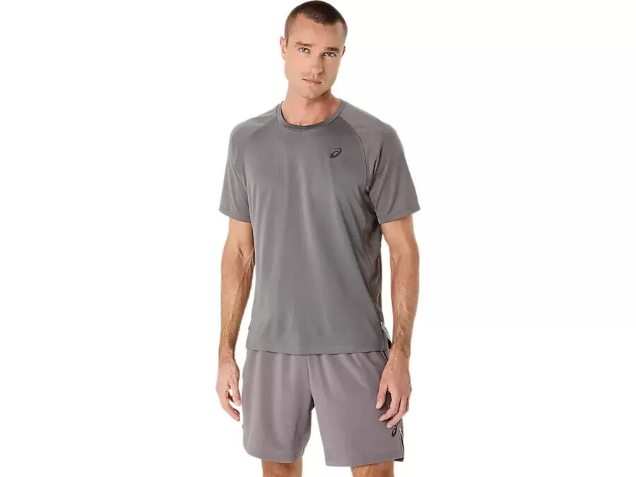 actibreeze jacquard kurzarm-oberteil