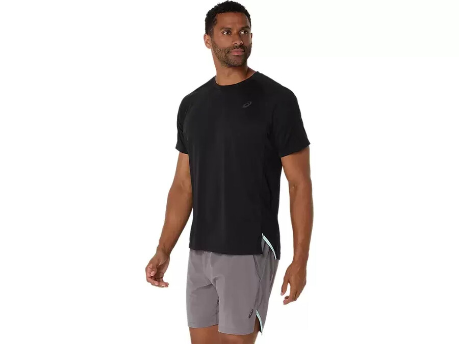 actibreeze jacquard kurzarm-oberteil