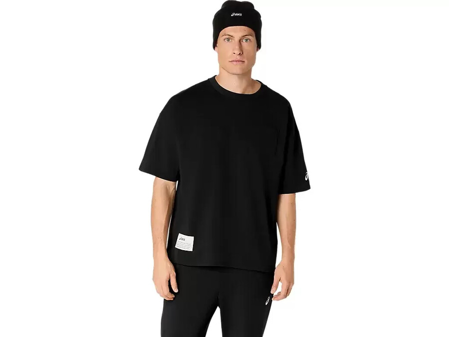schweres lockeres t-shirt mit taschen