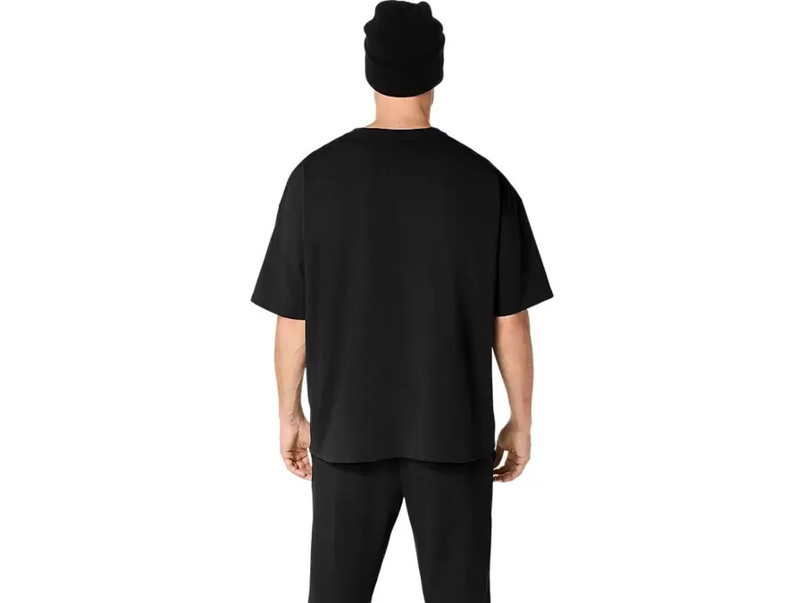 schweres lockeres t-shirt mit taschen