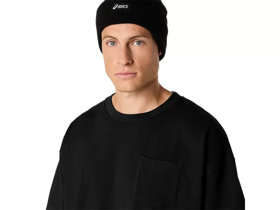 schweres lockeres t-shirt mit taschen
