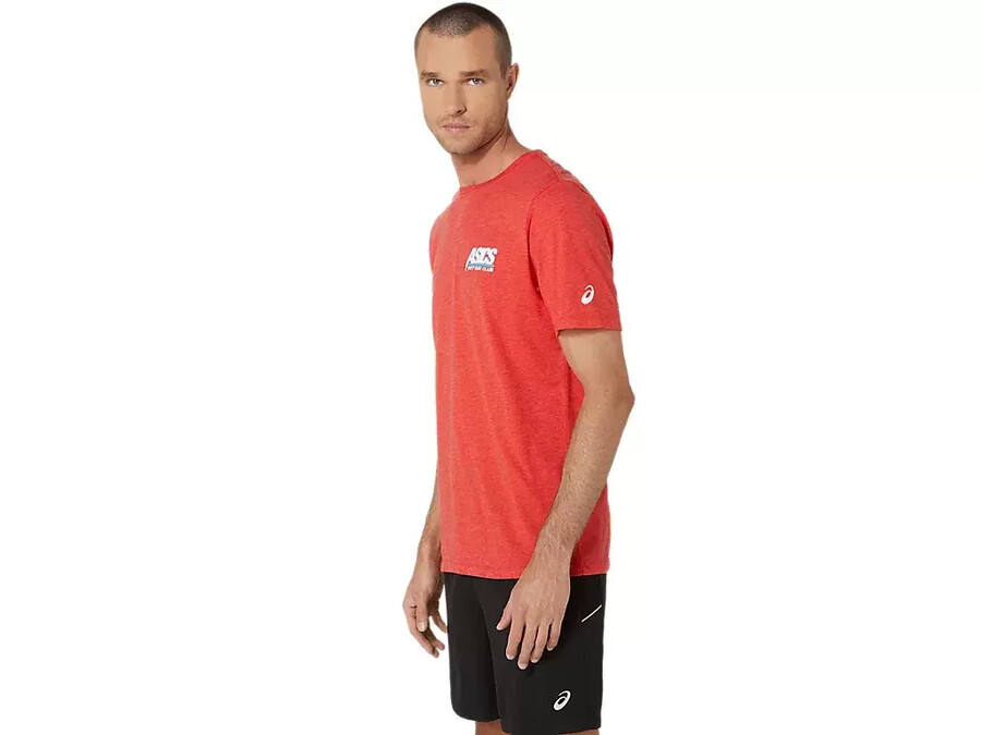 unisex asics smsb 1977 run club kurzarm-t-shirt