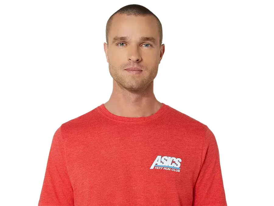 unisex asics smsb 1977 run club kurzarm-t-shirt